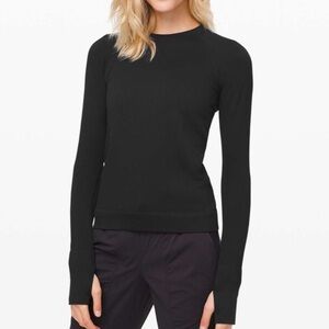 Lululemon Rest Less Pullover Black / Black Size Small